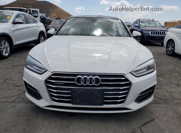 WAUANCF57JA043205 2018 AUDI A5 White Widok z przodu