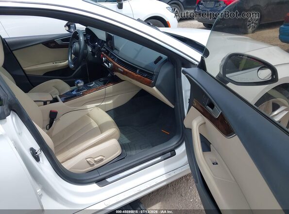 WAUANCF59KA059374 2019 AUDI A5 White Vista interior delantera