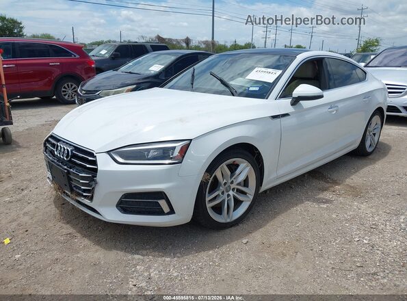 WAUANCF59KA059374 2019 AUDI A5 White Vista tres cuartos delantera izquierda