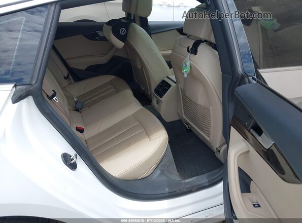 WAUANCF59KA059374 2019 AUDI A5 White Vista de la etiqueta del VIN