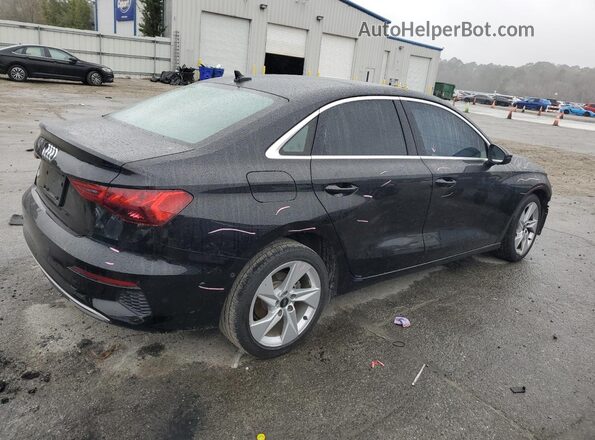 WAUAUDGY1PA115980 2023 AUDI A3 Black Задня права чверть
