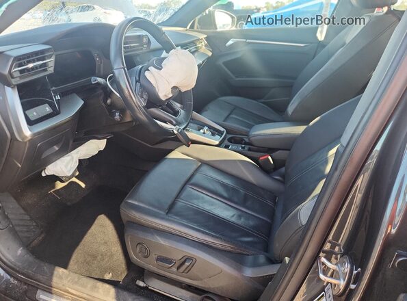WAUAUDGY3NA029583 2022 AUDI A3 Черный Вид салона спереди