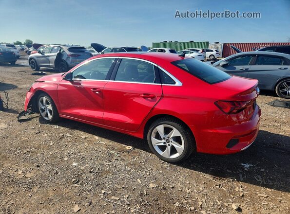 WAUAUDGY4PA044046 2023 AUDI A3 Red Rear left