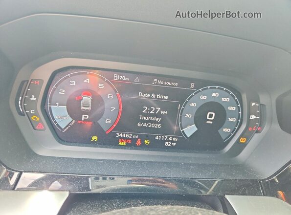 WAUAUDGY6NA084643 2022 AUDI A3 Black Вид щитка приладів