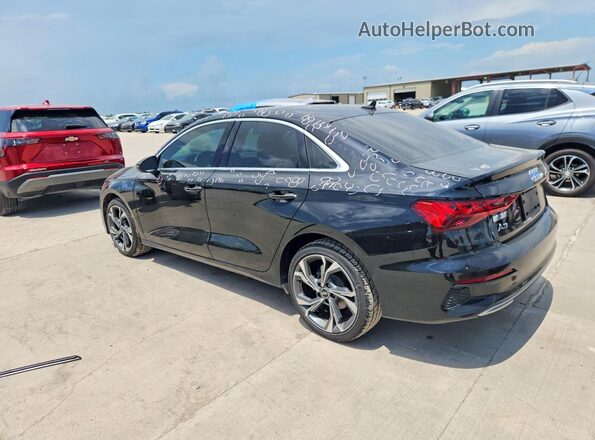 WAUAUDGY6NA084643 2022 AUDI A3 Black Задня ліва чверть