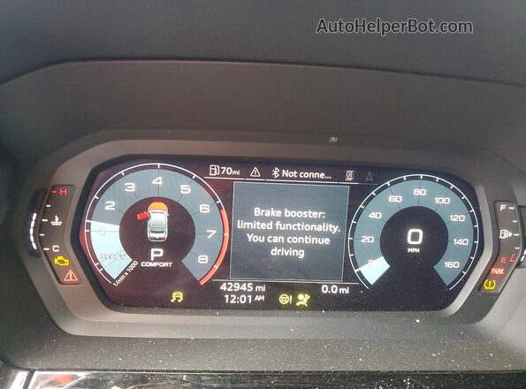 WAUAUDGYXPA118098 2023 AUDI A3 Black ხელსაწყოთა პანელის ხედი