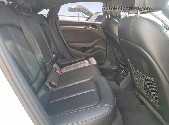 WAUAUGFF0K1012124 2019 AUDI A3 White Вид задніх сидінь