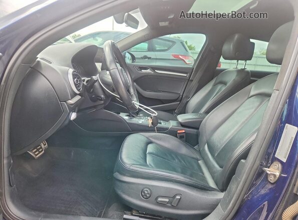 WAUAUGFF2J1023351 2018 AUDI A3 Blue წინა სალონის ხედი