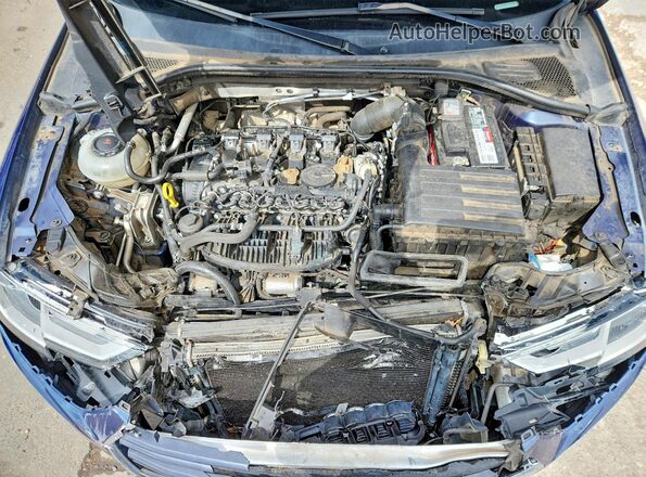 WAUAUGFF2J1023351 2018 AUDI A3 Blue უკანა სალონის ხედი