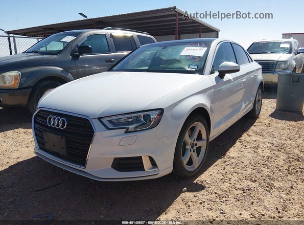 WAUAUGFF2K1012304 2019 AUDI A3 White Առջևի ձախ երեք քառորդ տեսարան