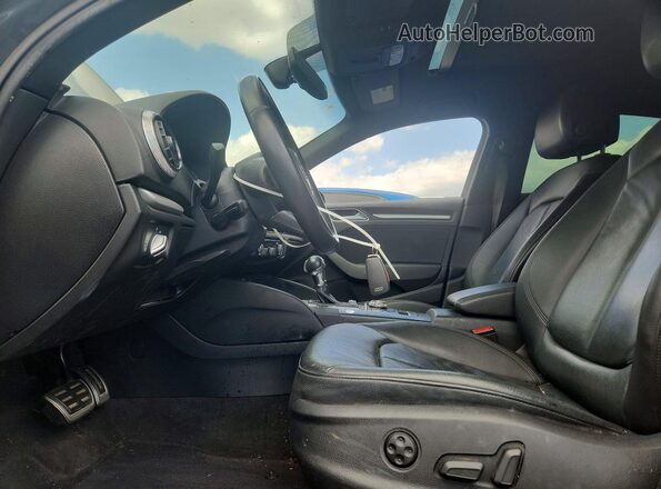 WAUAUGFF2KA082093 2019 AUDI A3 Gray Widok wnętrza z przodu