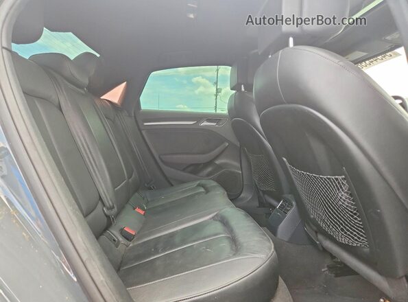 WAUAUGFF2KA082093 2019 AUDI A3 Gray Widok tylnych siedzeń
