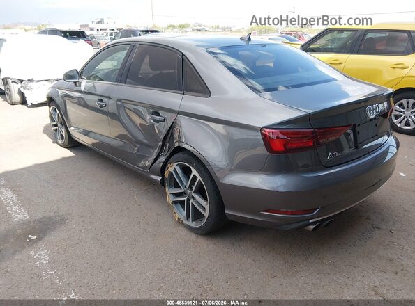 WAUAUGFF3H1045014 2017 AUDI A3 Gray Trasero izquierdo