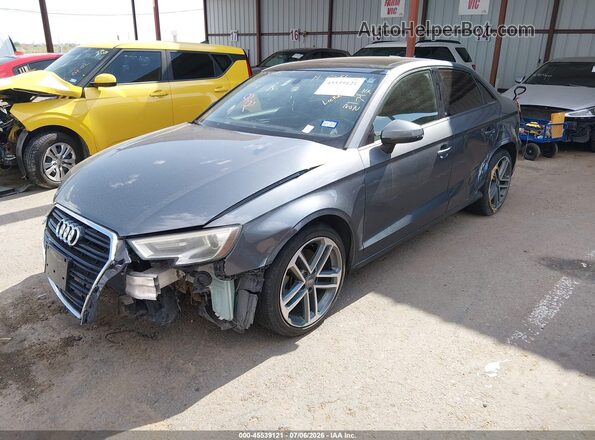 WAUAUGFF3H1045014 2017 AUDI A3 Gray Vista tres cuartos delantera izquierda