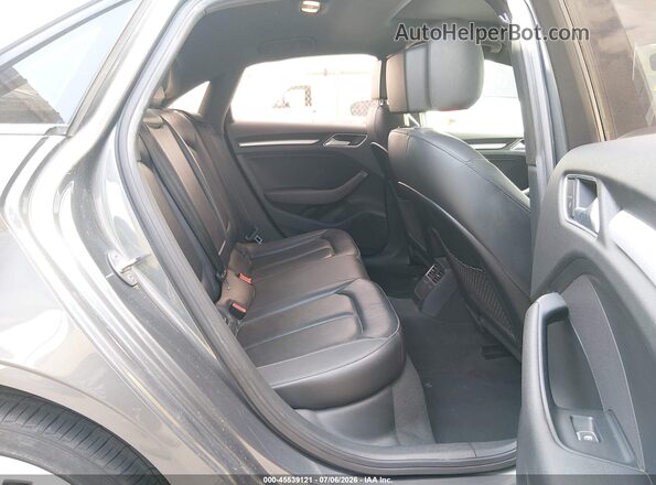 WAUAUGFF3H1045014 2017 AUDI A3 Gray Vista de la etiqueta del VIN