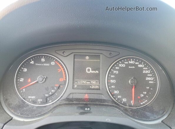 WAUAUGFF3LA056099 2020 AUDI A3 White Вид щитка приладів
