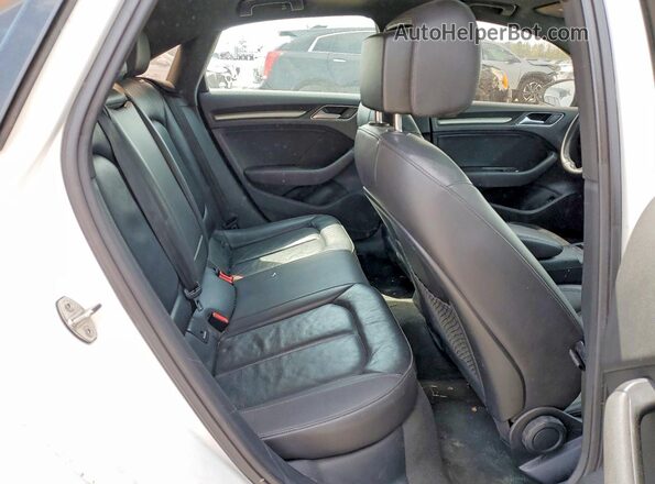 WAUAUGFF4H1040257 2017 AUDI A3 White Rear seats view
