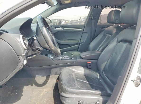 WAUAUGFF4H1040257 2017 AUDI A3 White Front interior view