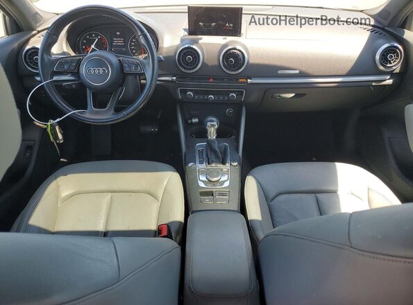 WAUAUGFF4H1049220 2017 AUDI A3 White Dashboard view