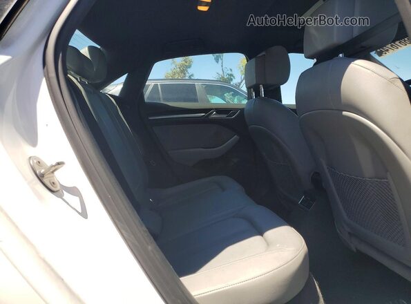 WAUAUGFF4H1049220 2017 AUDI A3 White Rear seats view