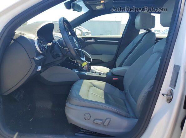 WAUAUGFF4H1049220 2017 AUDI A3 White Front interior view