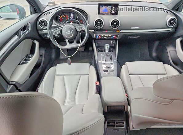 WAUAUGFF4J1068727 2018 AUDI A3 Gray Вид панелі приладів