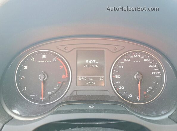 WAUAUGFF4LA054300 2020 AUDI A3 White Սարքավորումների վահանակի տեսք