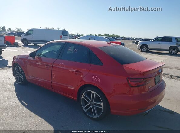 WAUAUGFF5H1041787 2017 AUDI A3 Red Задня ліва чверть