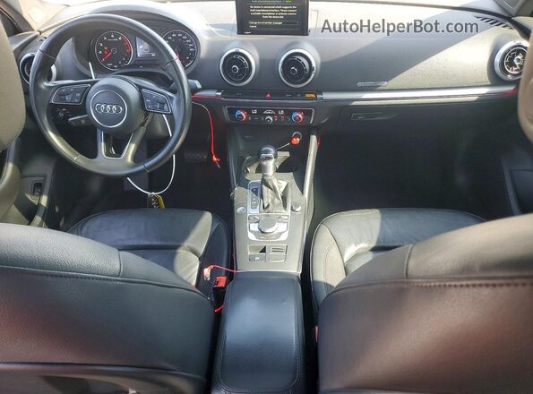 WAUAUGFF6H1030622 2017 AUDI A3 Gray წინა პანელის ხედი
