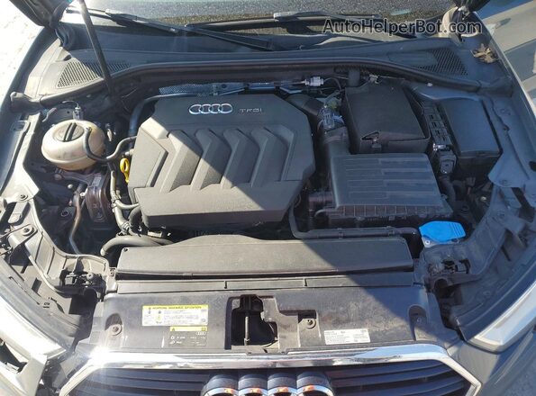 WAUAUGFF6H1030622 2017 AUDI A3 Gray უკანა სალონის ხედი