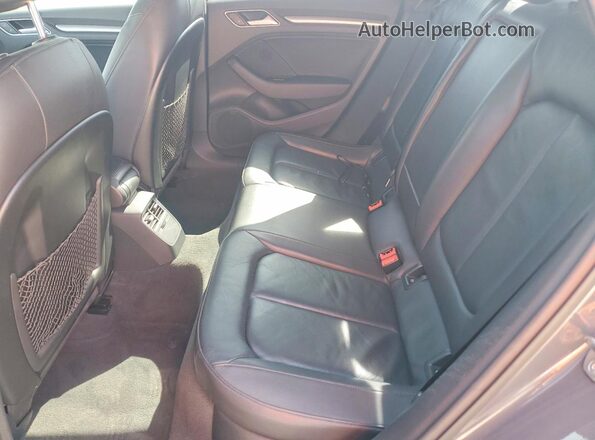 WAUAUGFF6H1030622 2017 AUDI A3 Gray უკანა სავარძლების ხედი