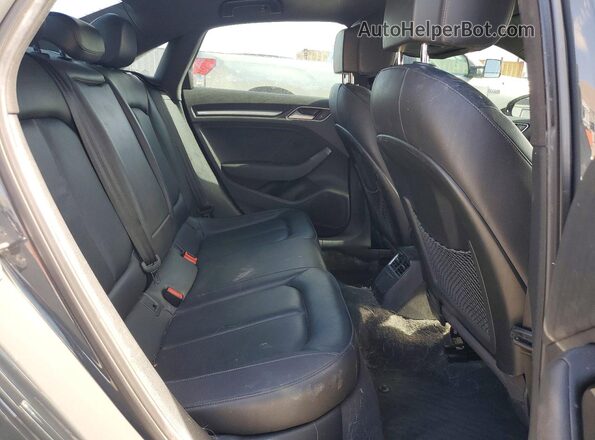 WAUAUGFF6H1038882 2017 AUDI A3 Gray უკანა სავარძლების ხედი