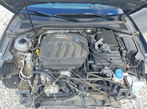 WAUAUGFF6H1038882 2017 AUDI A3 Gray უკანა სალონის ხედი
