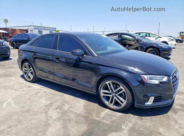 WAUAUGFF6J1014605 2018 AUDI A3 Black Delantero derecho