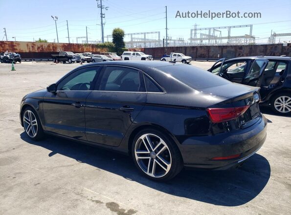 WAUAUGFF6J1014605 2018 AUDI A3 Black Trasero izquierdo