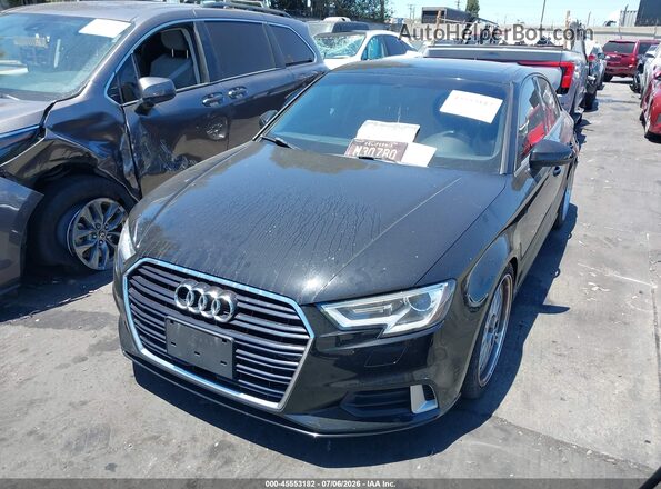 WAUAUGFF6J1029329 2018 AUDI A3 Black Передня ліва чверть