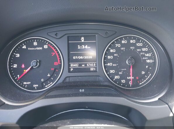 WAUAUGFF6J1029329 2018 AUDI A3 Black Вид задніх сидінь