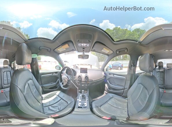 WAUAUGFF6KA092917 2019 AUDI A3 Gray Vista de la etiqueta del VIN