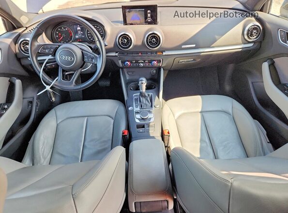 WAUAUGFF7K1025601 2019 AUDI A3 Blue Dashboard view