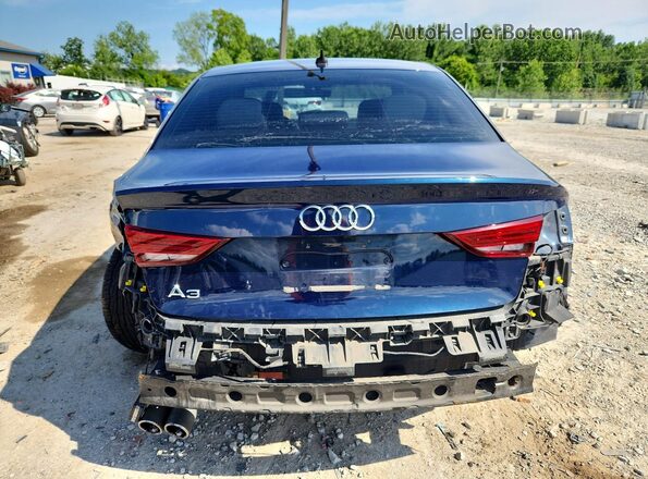 WAUAUGFF7K1025601 2019 AUDI A3 Blue Rear view