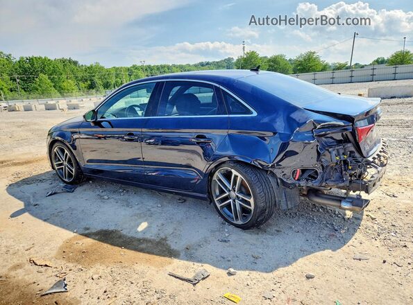 WAUAUGFF7K1025601 2019 AUDI A3 Blue Rear left