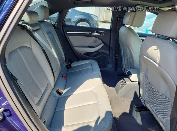 WAUAUGFF7K1025601 2019 AUDI A3 Blue Rear seats view