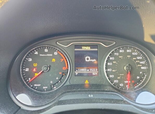 WAUAUGFF8LA054140 2020 AUDI A3 Gray Вид щитка приладів