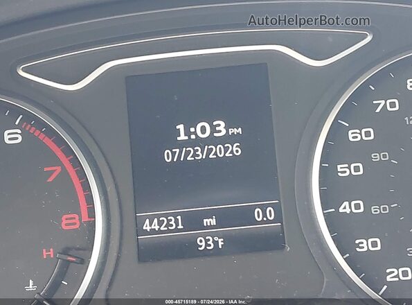 WAUAUGFF9LA103233 2020 AUDI A3 White Հետևի նստատեղերի տեսք