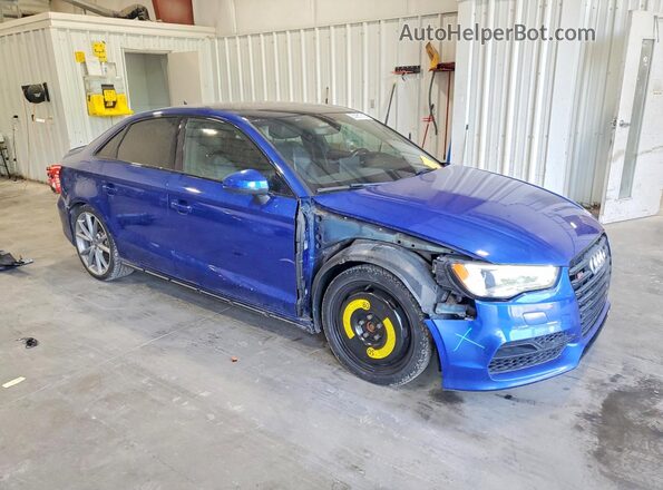 WAUB1GFF0G1071582 2016 AUDI S3 Blue Delantero derecho