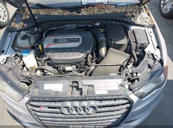WAUB1GFF2G1037157 2016 AUDI S3 Silver Widok z tyłu