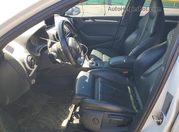 WAUB1GFF2G1067422 2016 AUDI S3 White Вид салону спереду