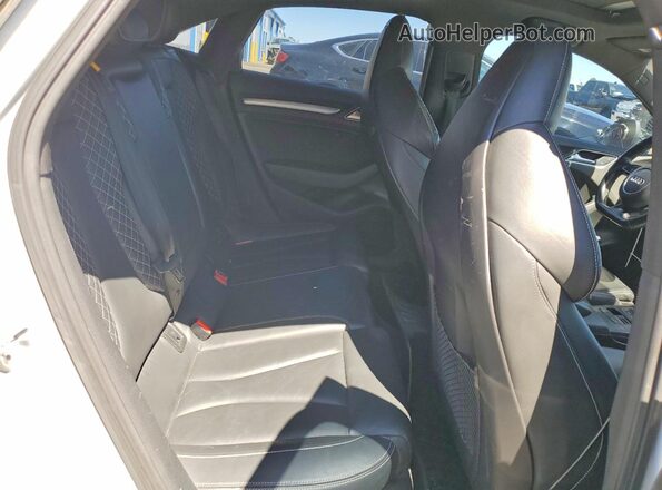 WAUB1GFF2G1067422 2016 AUDI S3 White Вид задніх сидінь