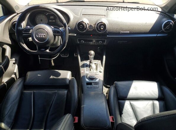WAUB1GFF2G1067422 2016 AUDI S3 White Вид панелі приладів