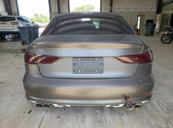 WAUB1GFF3G1062164 2016 AUDI S3 Gray Rear view
